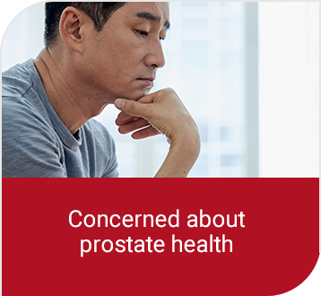 Concerned about prostate health